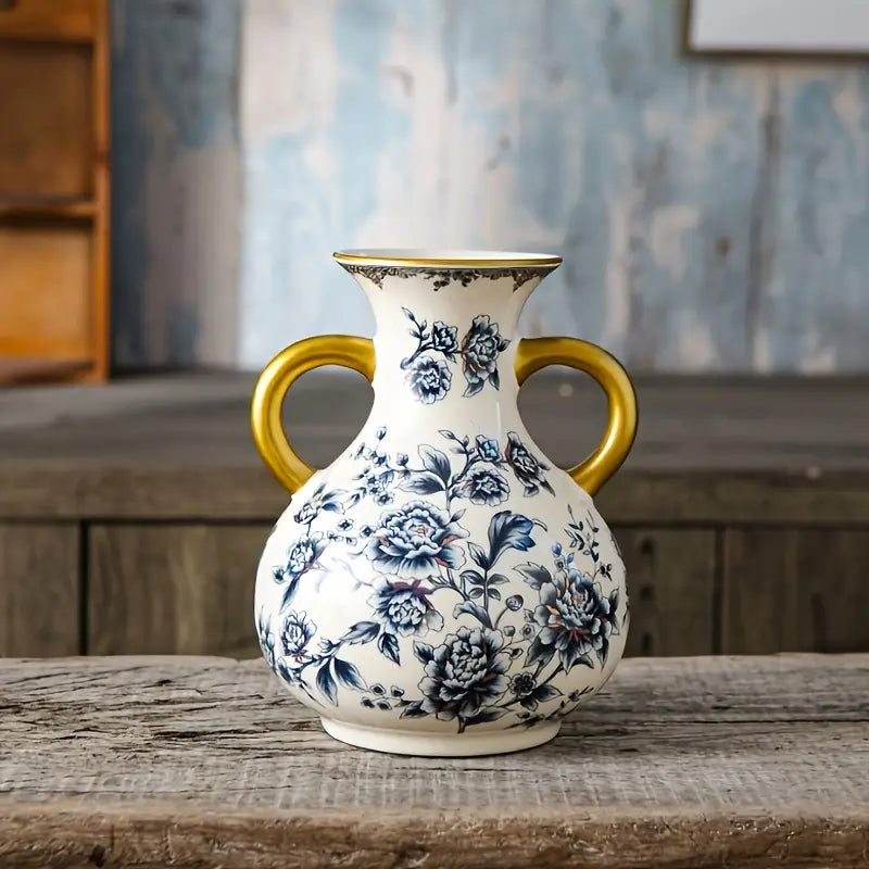 Retro Creative Ice Crack Festival S217 Decorative Ceramic Vase